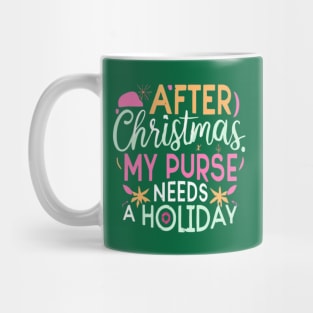 After Christmas Budget Mug